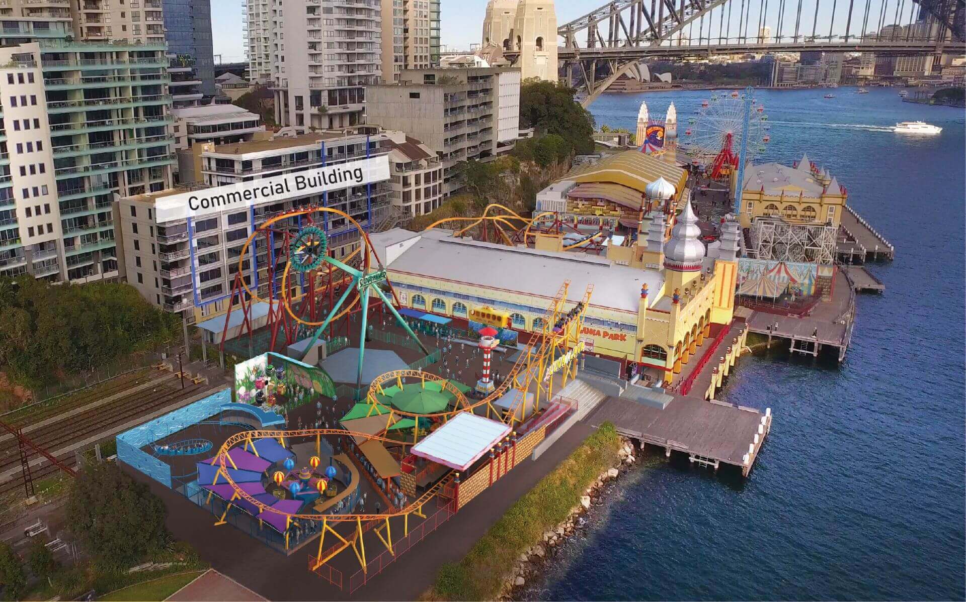 Luna Park Sydney New Years Eve 2024 - Daffie Mariya