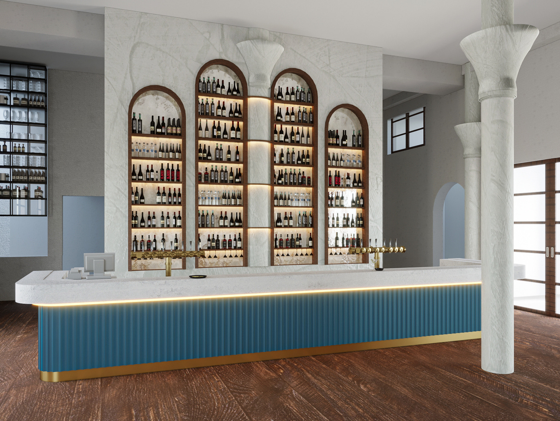 Inside, the Entertainment Quarter pub venue will be full transformed with modern interiors